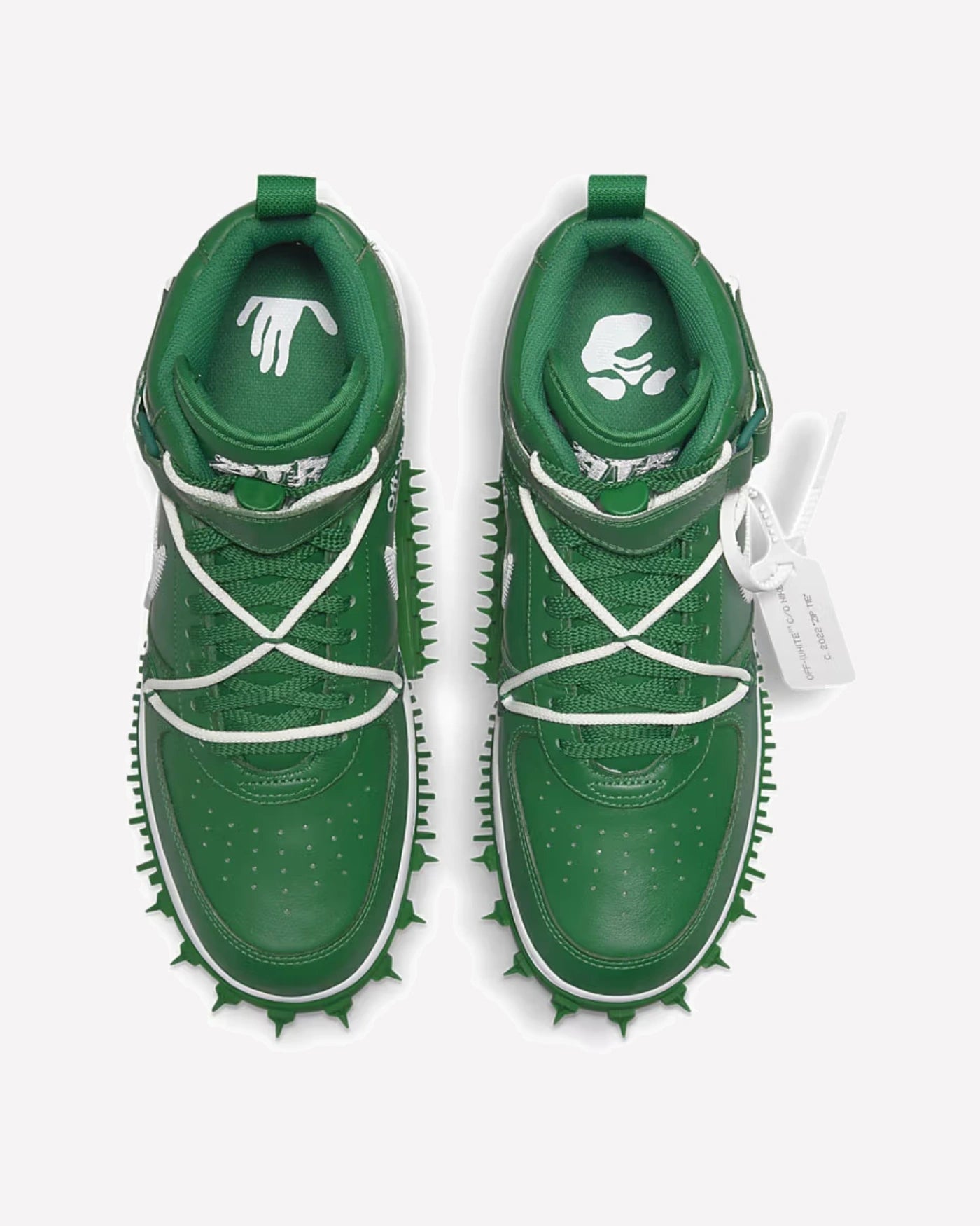 Nike Air Force 1 Mid Off-White Pine Green