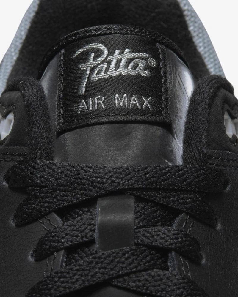 Nike Air Max 1 Patta Waves Metallic Silver White Black