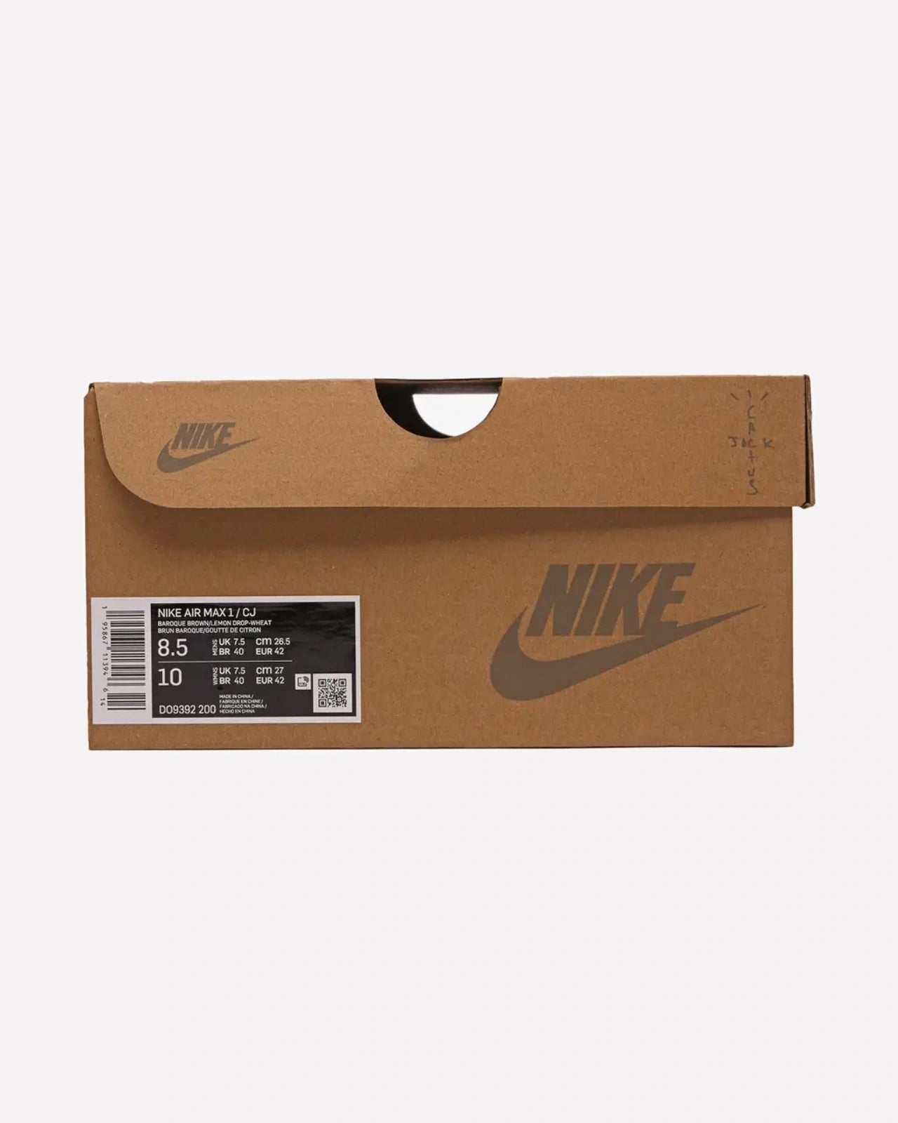 Nike Air Max 1 Travis Scott Cactus Jack Baroque Brown