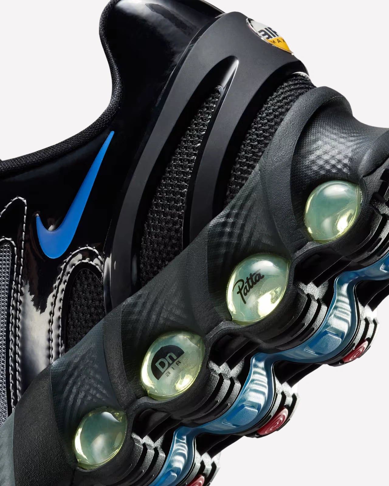 Nike Air Max Dn8 Patta Black Metallic Silver