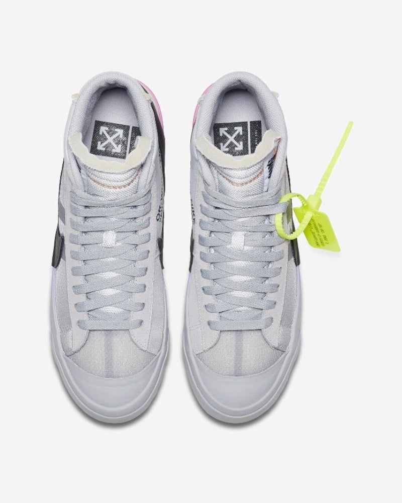 Nike Blazer Mid Off-White Wolf Grey Serena Queen