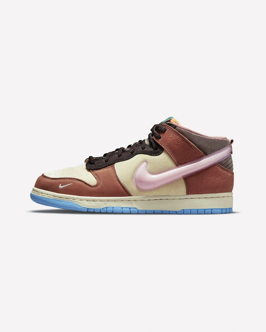 Nike Dunk Mid Social Status Free Lunch Chocolate Milk