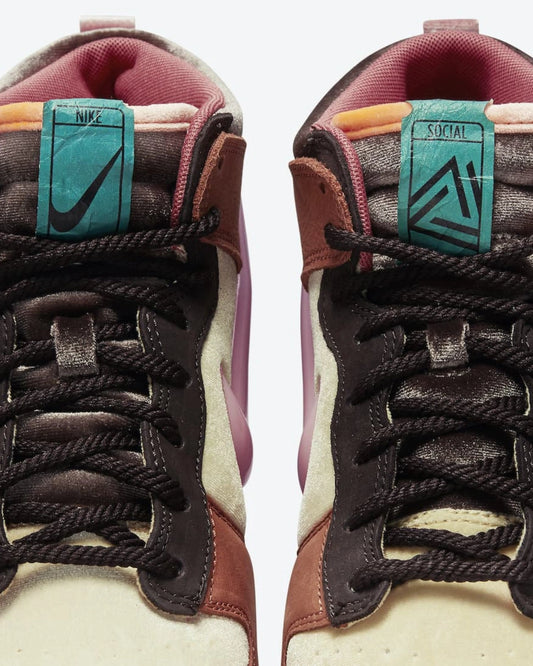 Nike Dunk Mid Social Status Free Lunch Chocolate Milk