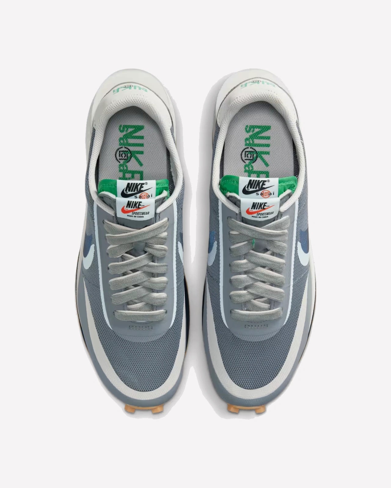 Nike LD Waffle sacai CLOT Kiss of Death 2 Cool Grey