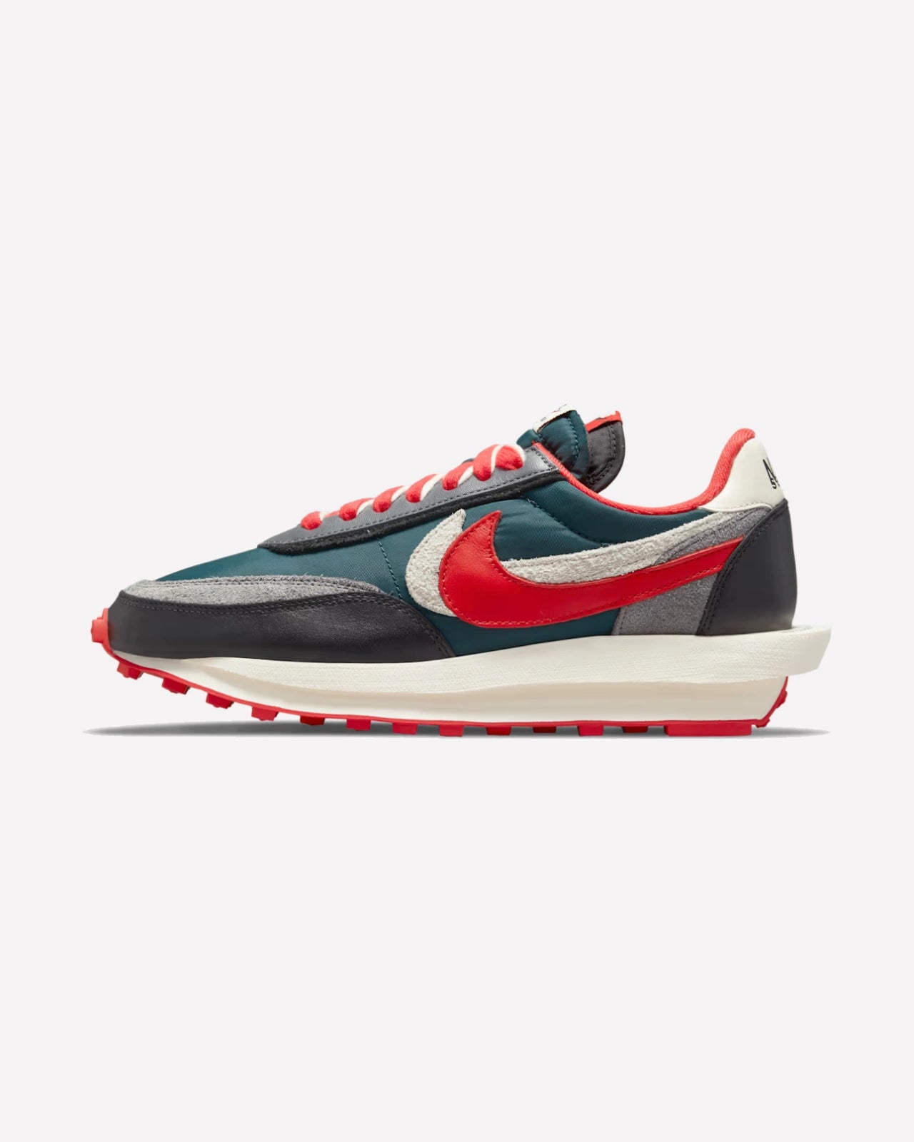 Nike LD Waffle sacai Undercover Midnight Spruce University Red