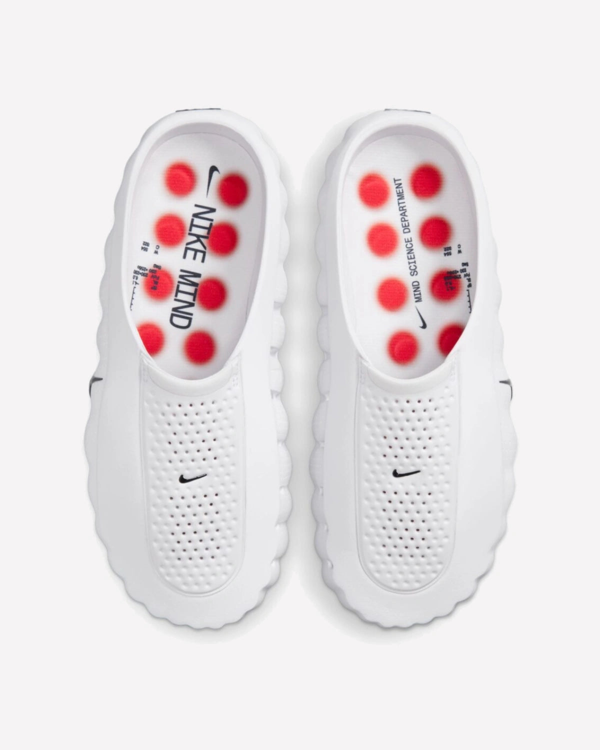 Nike Mind 001 Slide White Speed Red