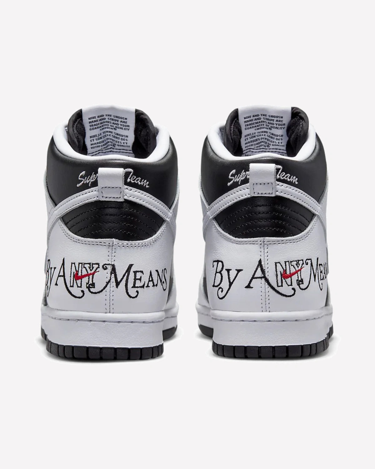 Nike SB Dunk High Supreme By Any Means Black White