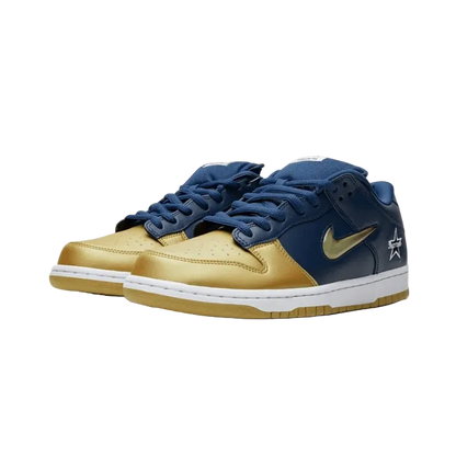 Nike SB Dunk Low Supreme Jewel Swoosh Gold