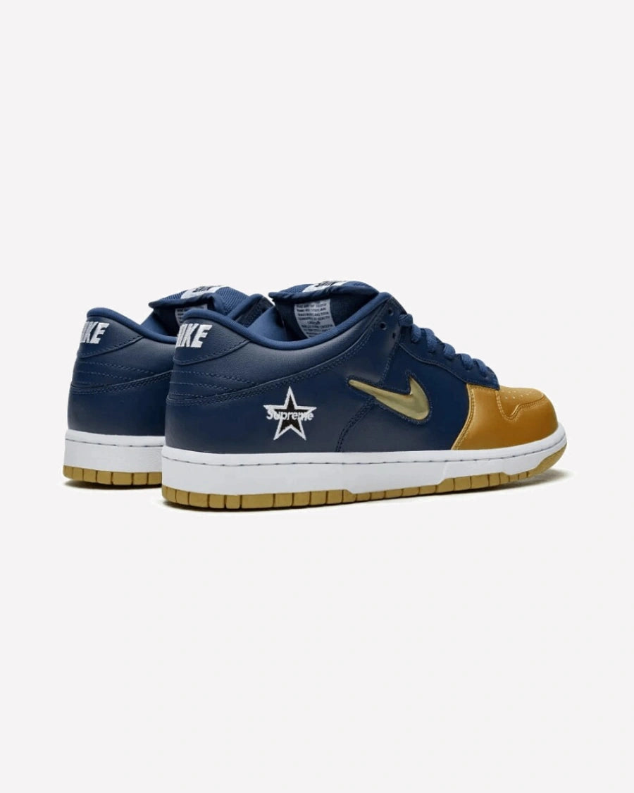 Nike SB Dunk Low Supreme Jewel Swoosh Gold