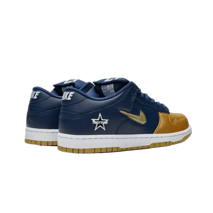 Nike SB Dunk Low Supreme Jewel Swoosh Gold