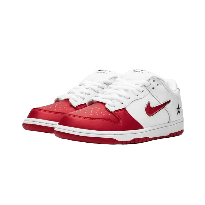 Nike SB Dunk Low Supreme Jewel Swoosh Red