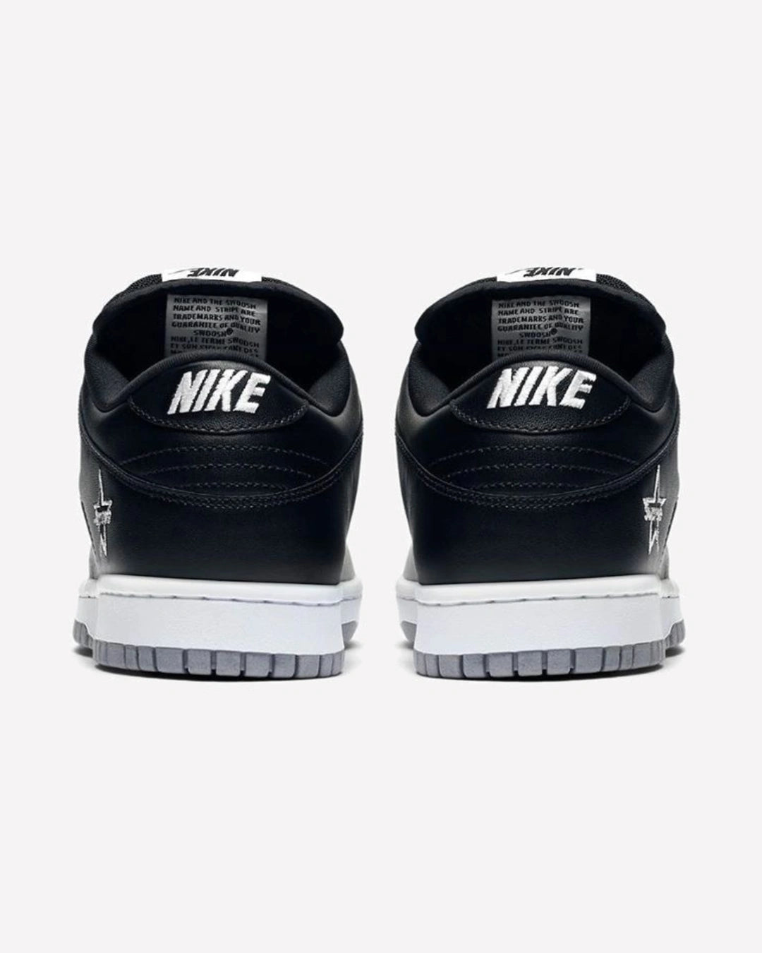 Nike SB Dunk Low Supreme Jewel Swoosh Silver