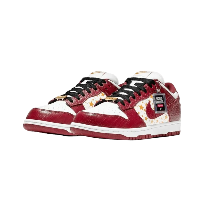 Nike SB Dunk Low Supreme Stars Barkroot Brown