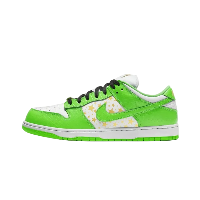 Nike SB Dunk Low Supreme Stars Mean Green