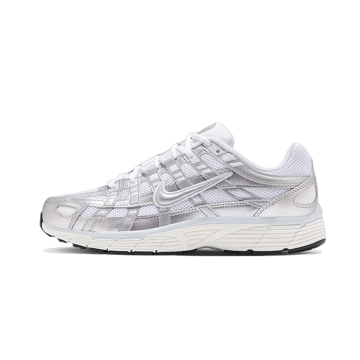 Nike P-6000 White Blue Tint Sail Metallic Silver