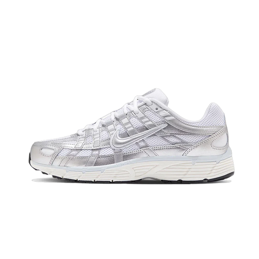 Nike P-6000 White Blue Tint Sail Metallic Silver