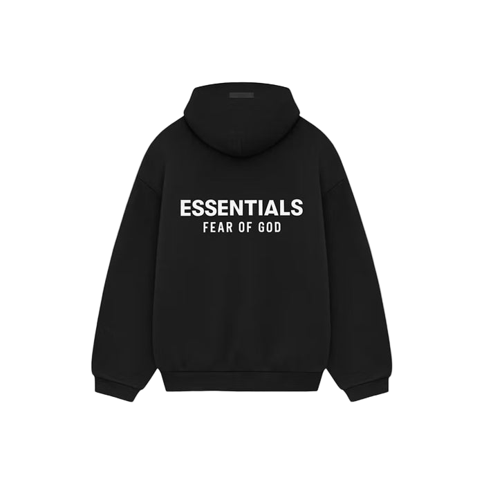 Fear of God Essentials Fleece Hoodie (FW24) Black