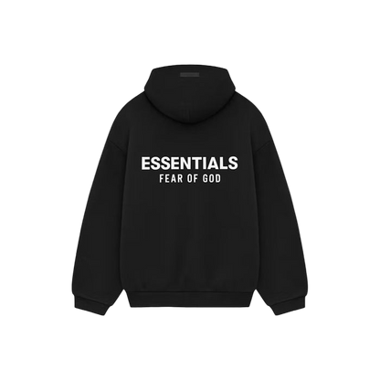Fear of God Essentials Fleece Hoodie (FW24) Black