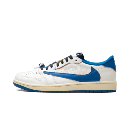 Air Jordan 1 Retro Low OG SP Fragment x Travis Scott Sail Military Blue