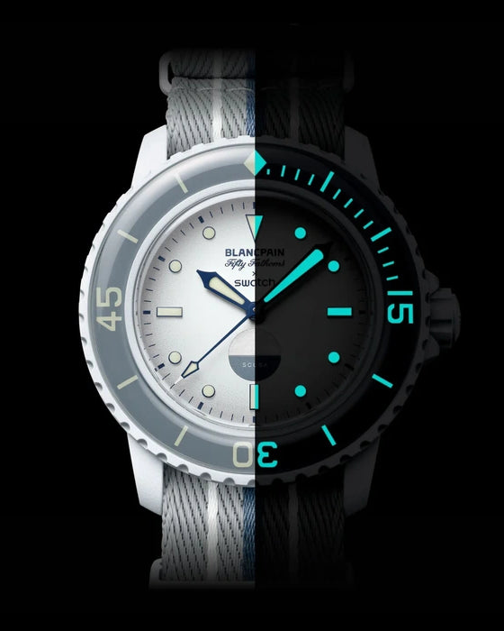 Blancpain x Swatch Scuba Fifty Fathoms Antarctic Ocean