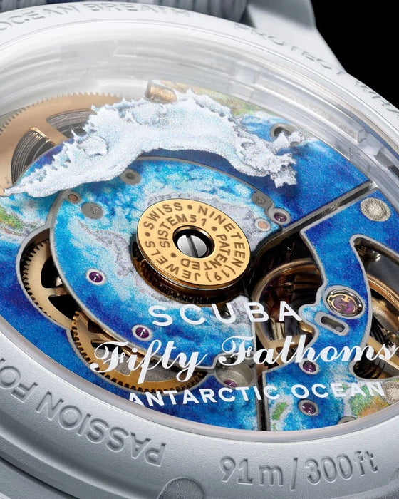 Blancpain x Swatch Scuba Fifty Fathoms Antarctic Ocean