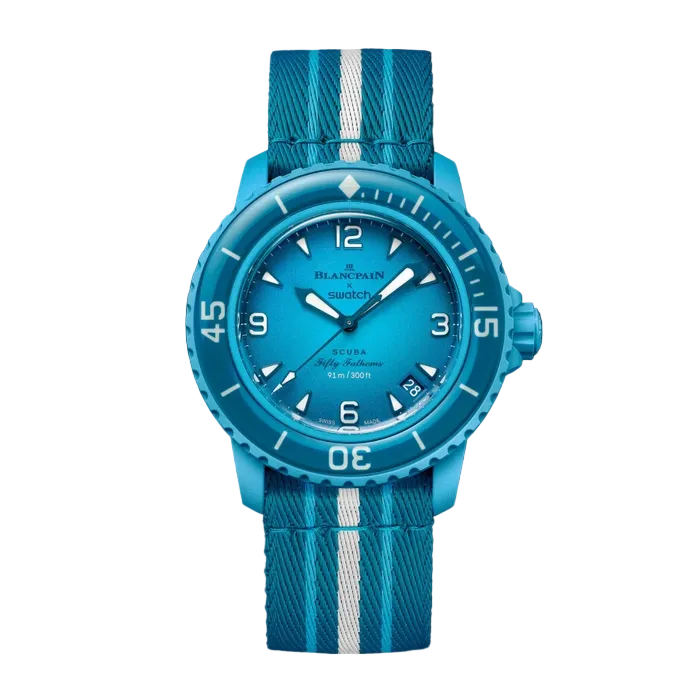 Blancpain x Swatch Scuba Fifty Fathoms Blue Lagoon