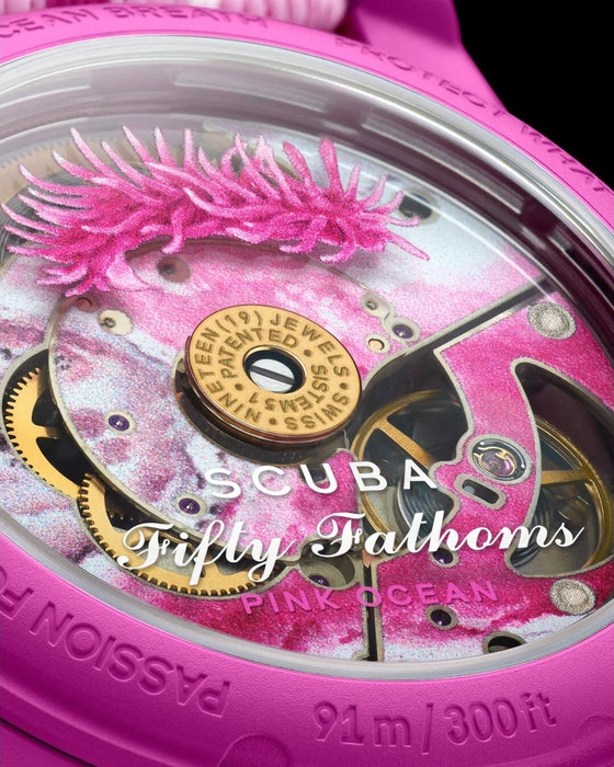 Blancpain x Swatch Scuba Fifty Fathoms Pink Ocean