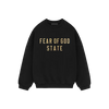 Fear of God Essentials Fleece Crewneck Black
