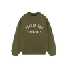 Fear of God Essentials Fleece Crewneck Military