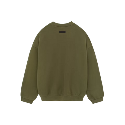 Fear of God Essentials Fleece Crewneck Military