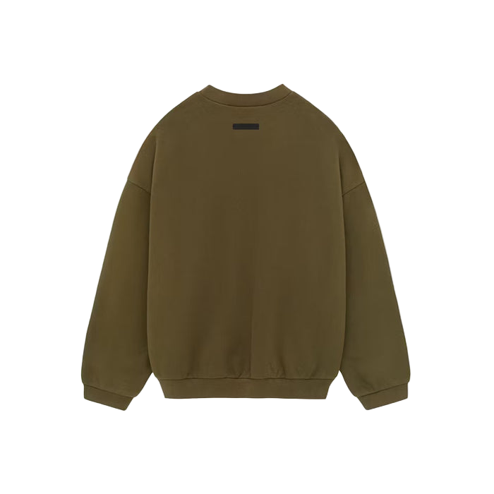 Fear of God Essentials Fleece Crewneck Olive