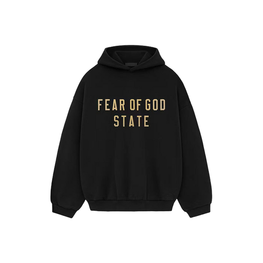 Fear of God Essentials Fleece Hoodie Black