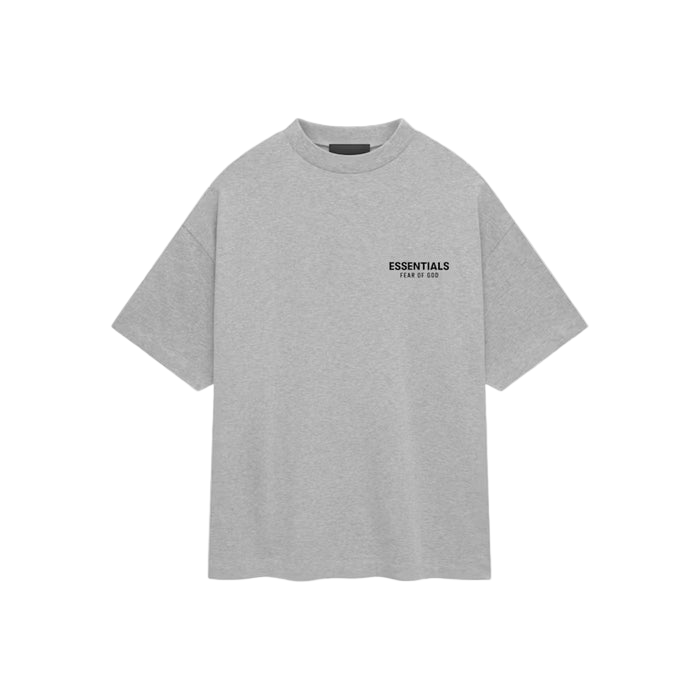 Fear of God Essentials Jersey Crewneck T-Shirt Light Heather Gray