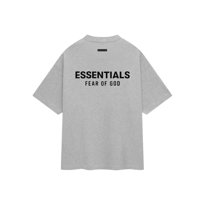 Fear of God Essentials Jersey Crewneck T-Shirt Light Heather Gray
