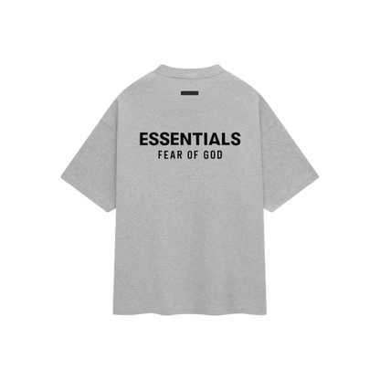Fear of God Essentials Jersey Crewneck T-Shirt Light Heather Gray