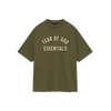 Fear of God Essentials Jersey Crewneck Tee Military