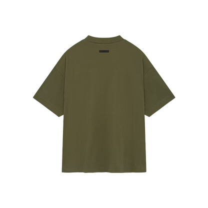 Fear of God Essentials Jersey Crewneck Tee Military