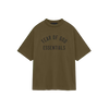 Fear of God Essentials Jersey Crewneck Tee Olive