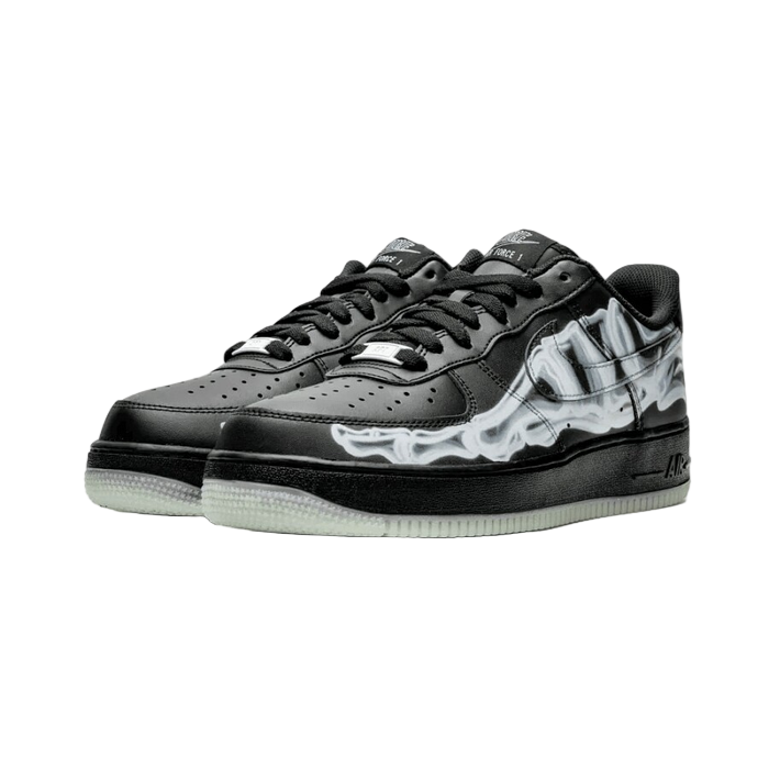Nike Air Force 1 Low Black Skeleton Halloween (2019)