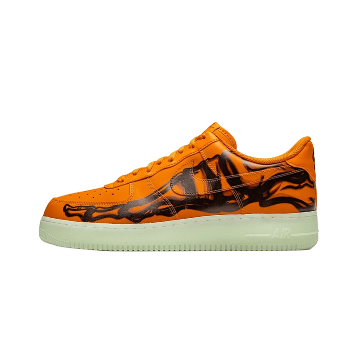 Nike Air Force 1 Low Orange Skeleton Halloween (2020)