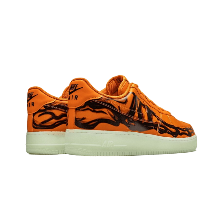 Nike Air Force 1 Low Orange Skeleton Halloween (2020)