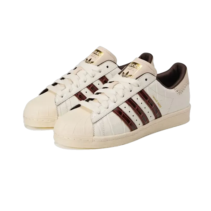 adidas Superstar Wales Bonner White Brown Croc