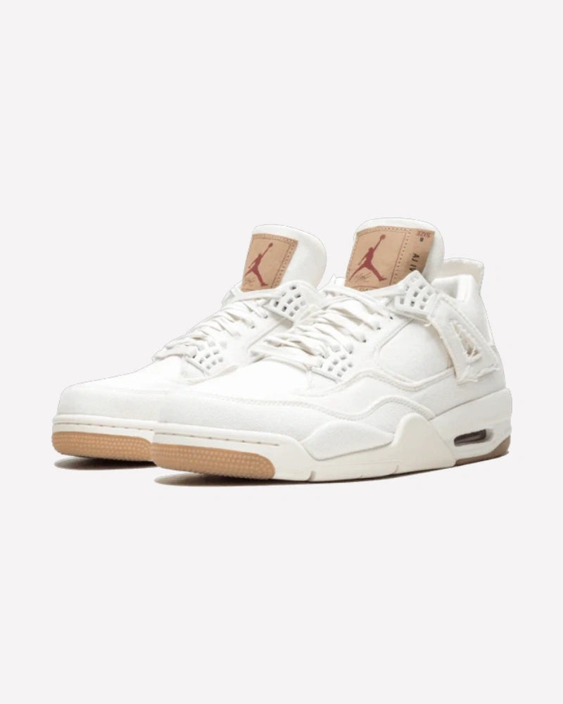 Air Jordan 4 Retro Levi's White