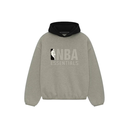 Fear of God Essentials NBA Hoodie Warm Heather/Black