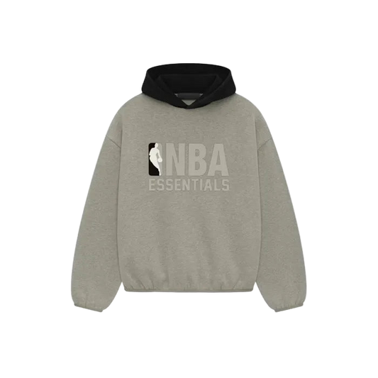 Fear of God Essentials NBA Hoodie Warm Heather/Black
