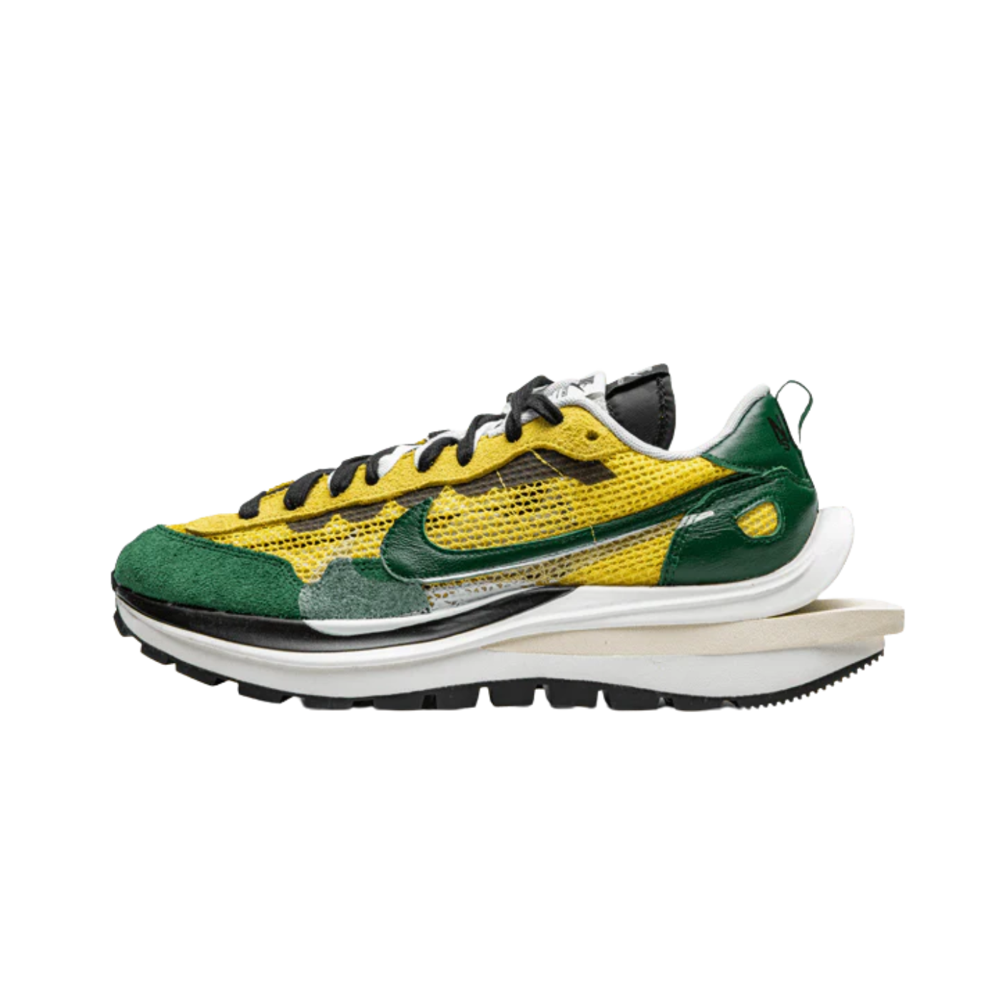 Nike sacai Vaporwaffle Tour Yellow Stadium Green