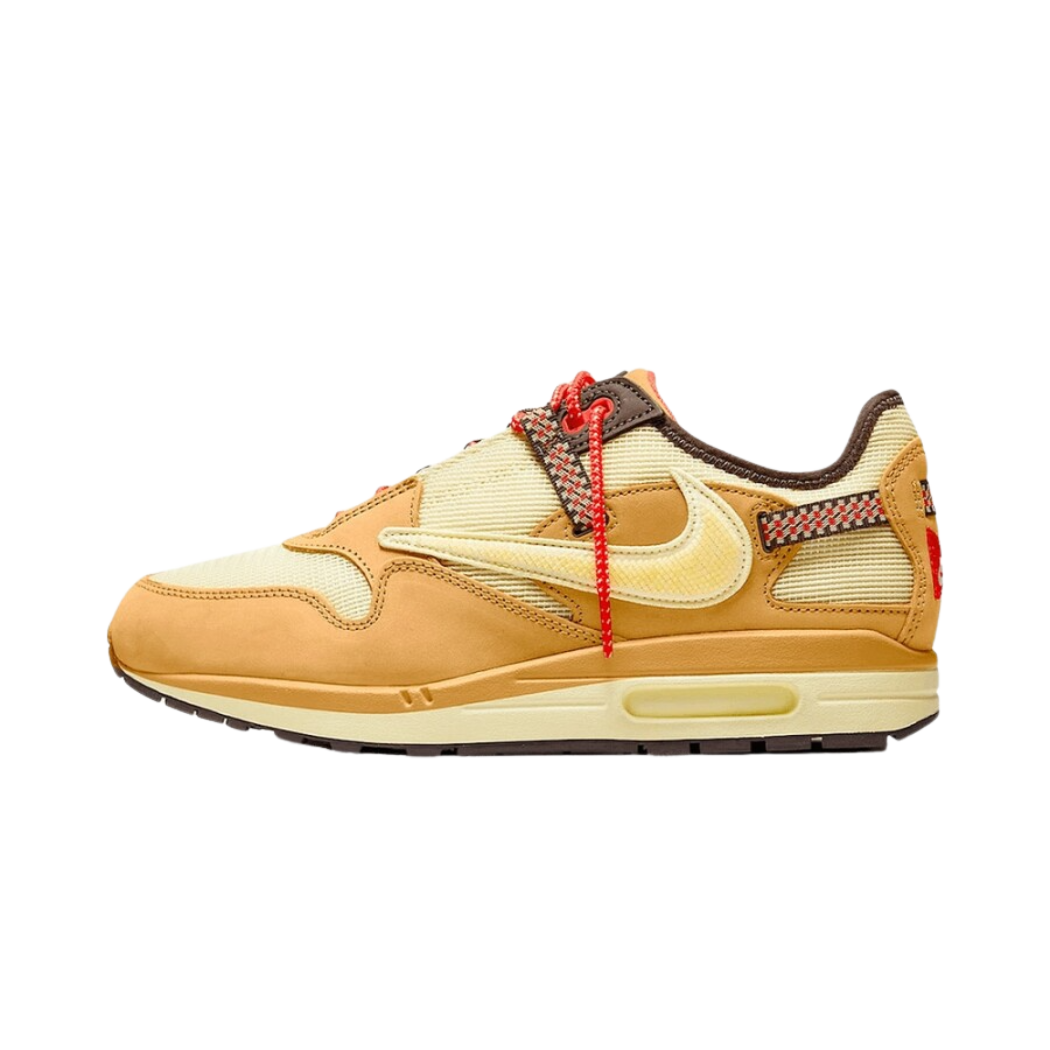 Nike Air Max 1 Travis Scott Cactus Jack Wheat Lemon Drop - Sneaker Lane