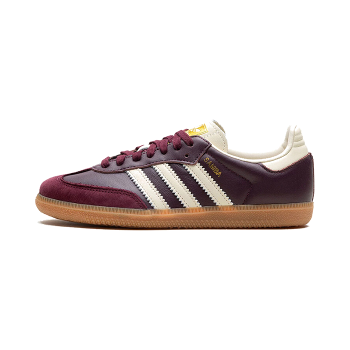 adidas Samba OG Maroon Gold Metallic