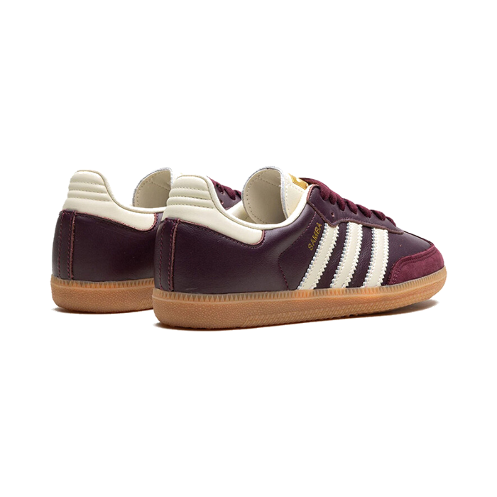 adidas Samba OG Maroon Gold Metallic