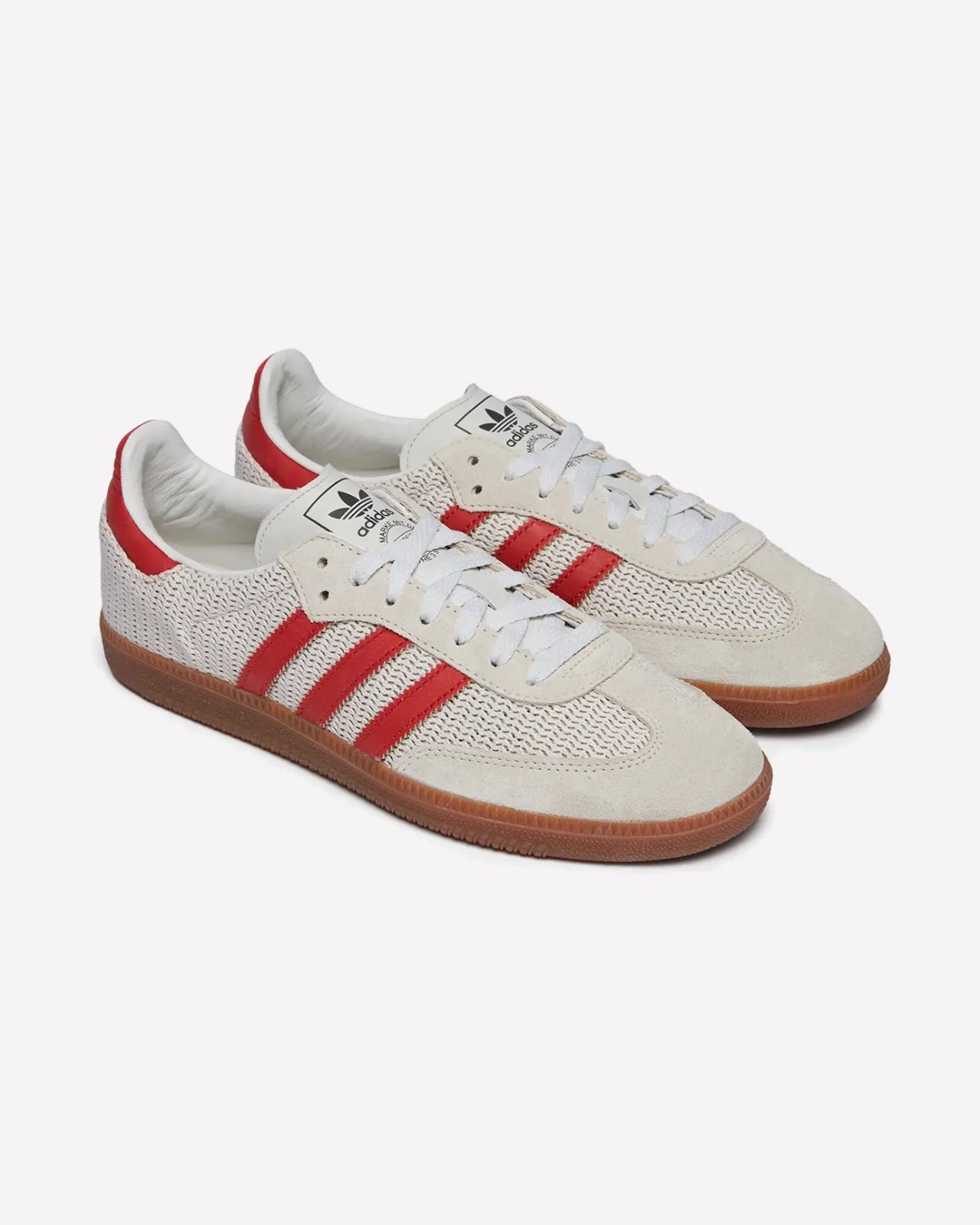 adidas Samba OG Crystal White Preloved Red